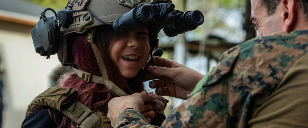Youth Participant in Project Military Kids at MCAS Beaufort
